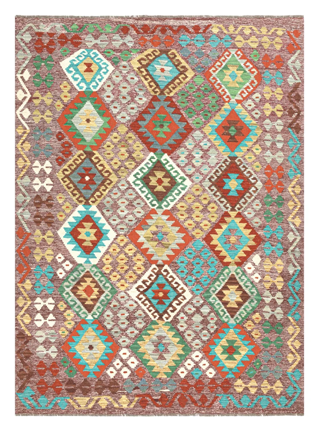 Orientálny Koberec - Vegi Kelim Hand Woven - 174 x 241 cm