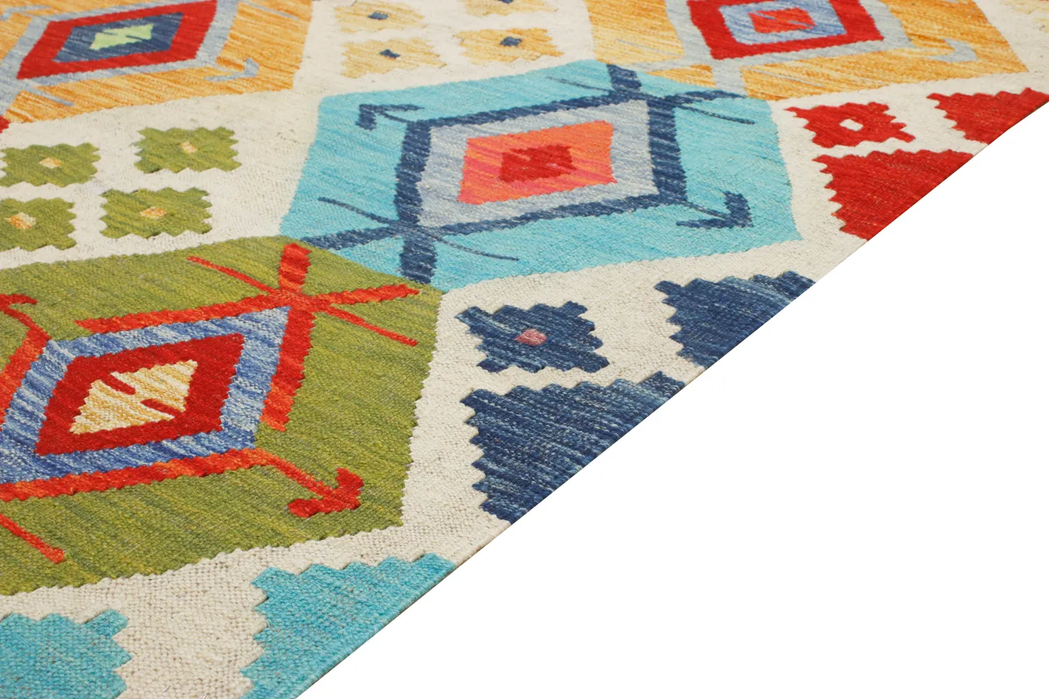 Orientálny Koberec - Vegi Kelim Hand Woven - 114 x 172 cm