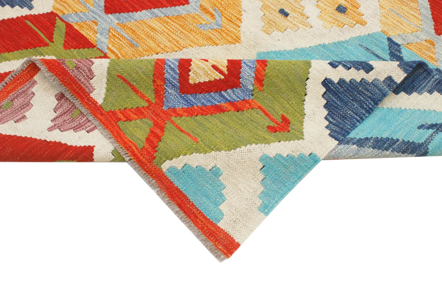 Orientálny Koberec - Vegi Kelim Hand Woven - 114 x 172 cm