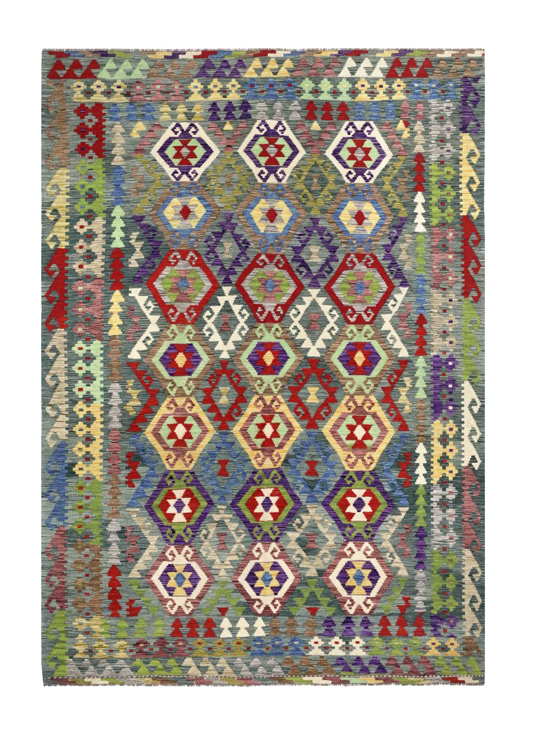 Orientálny Koberec - Vegi Kelim Hand Woven - 199 x 290 cm