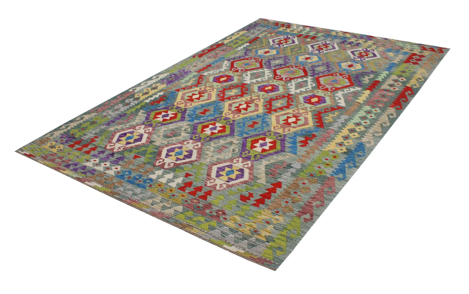 Orientálny Koberec - Vegi Kelim Hand Woven - 199 x 290 cm