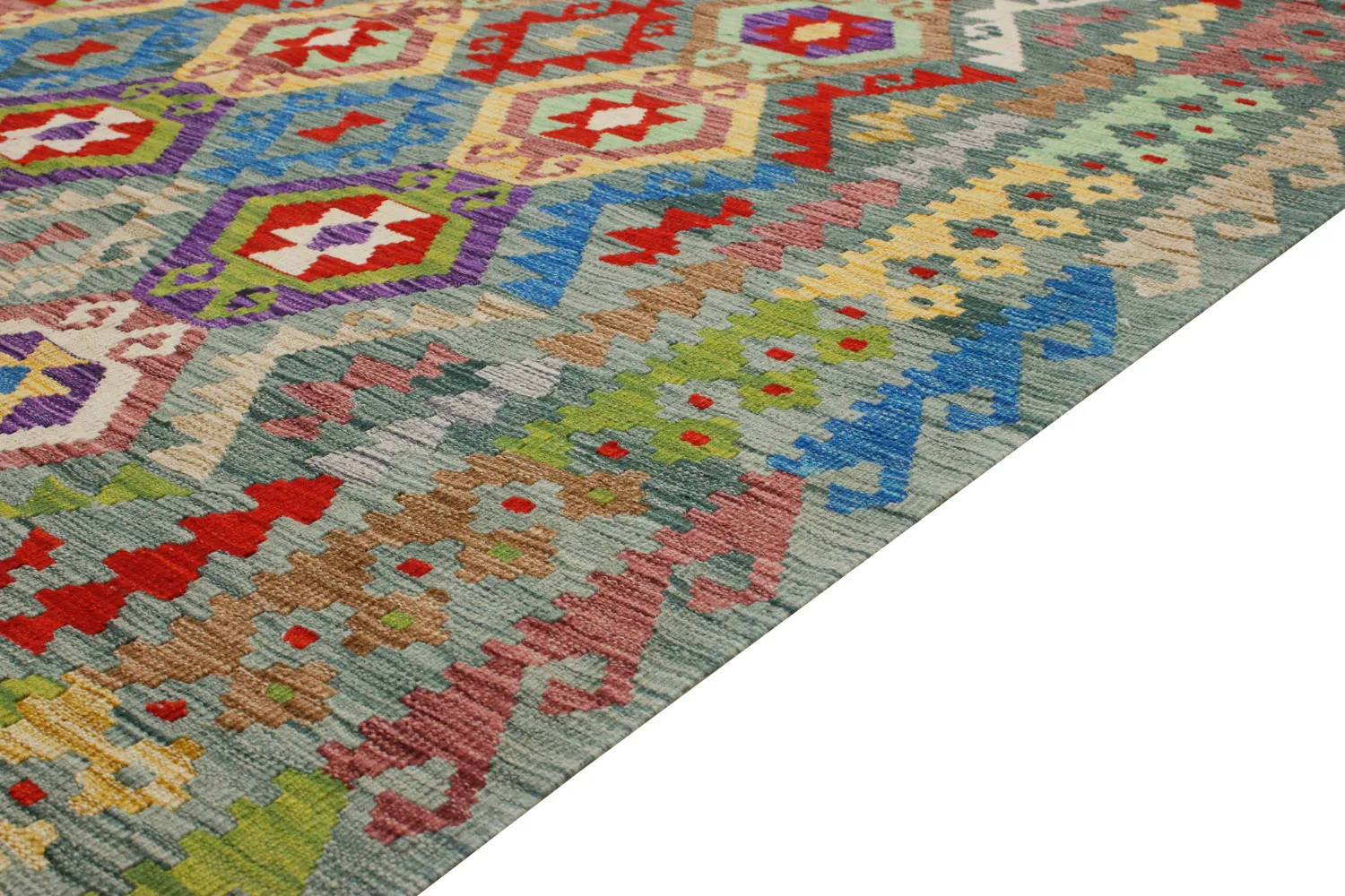 Orientálny Koberec - Vegi Kelim Hand Woven - 199 x 290 cm