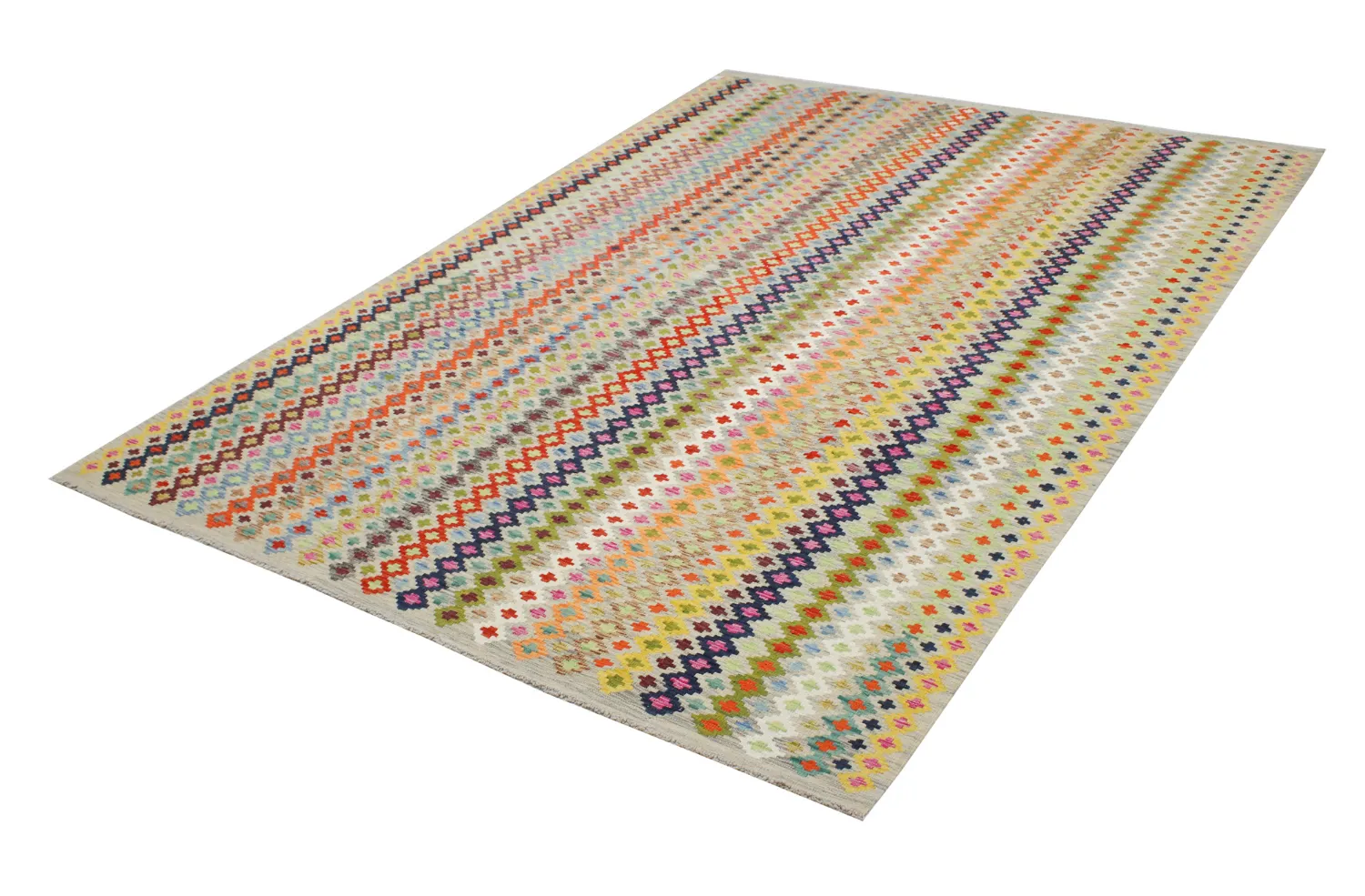 Orientálny Koberec - Vegi Kelim Hand Woven - 296 x 344 cm
