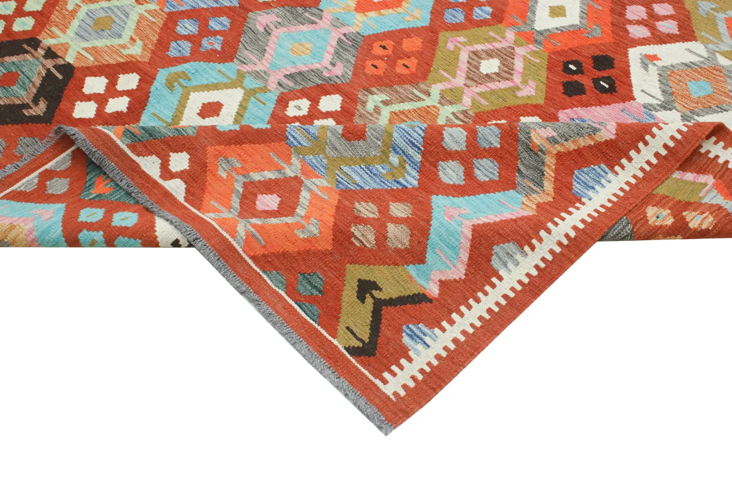 Orientálny Koberec - Vegi Kelim Hand Woven - 253 x 295 cm