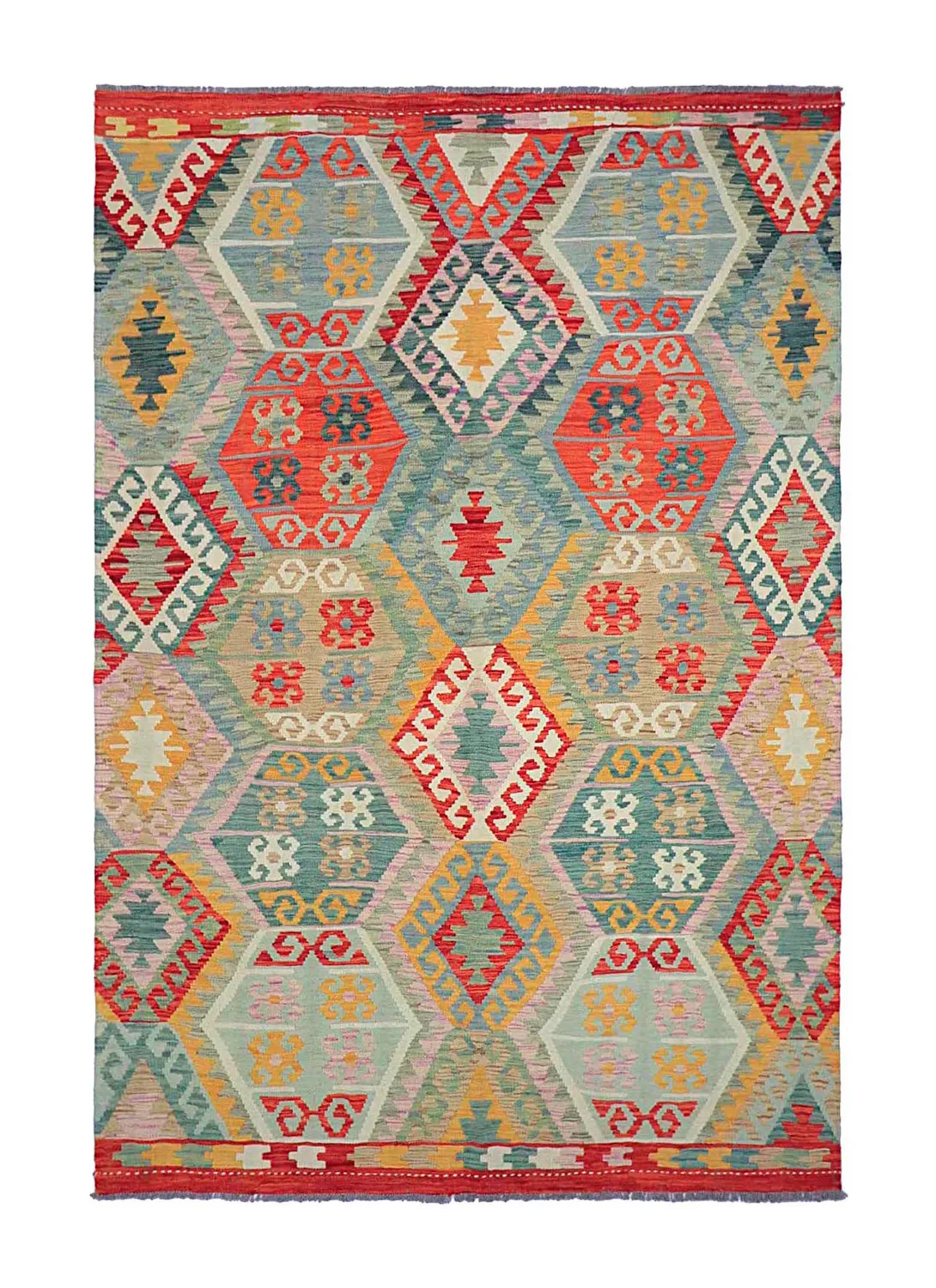 Orientálny Koberec - Vegi Kelim Hand Woven - 171 x 253 cm