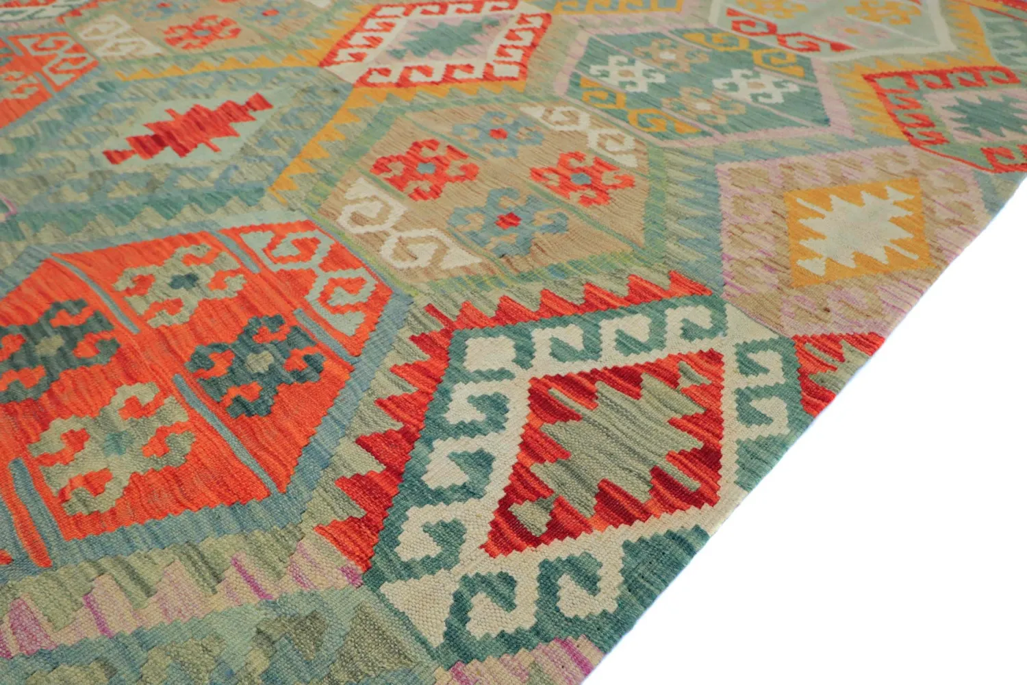 Orientálny Koberec - Vegi Kelim Hand Woven - 171 x 253 cm