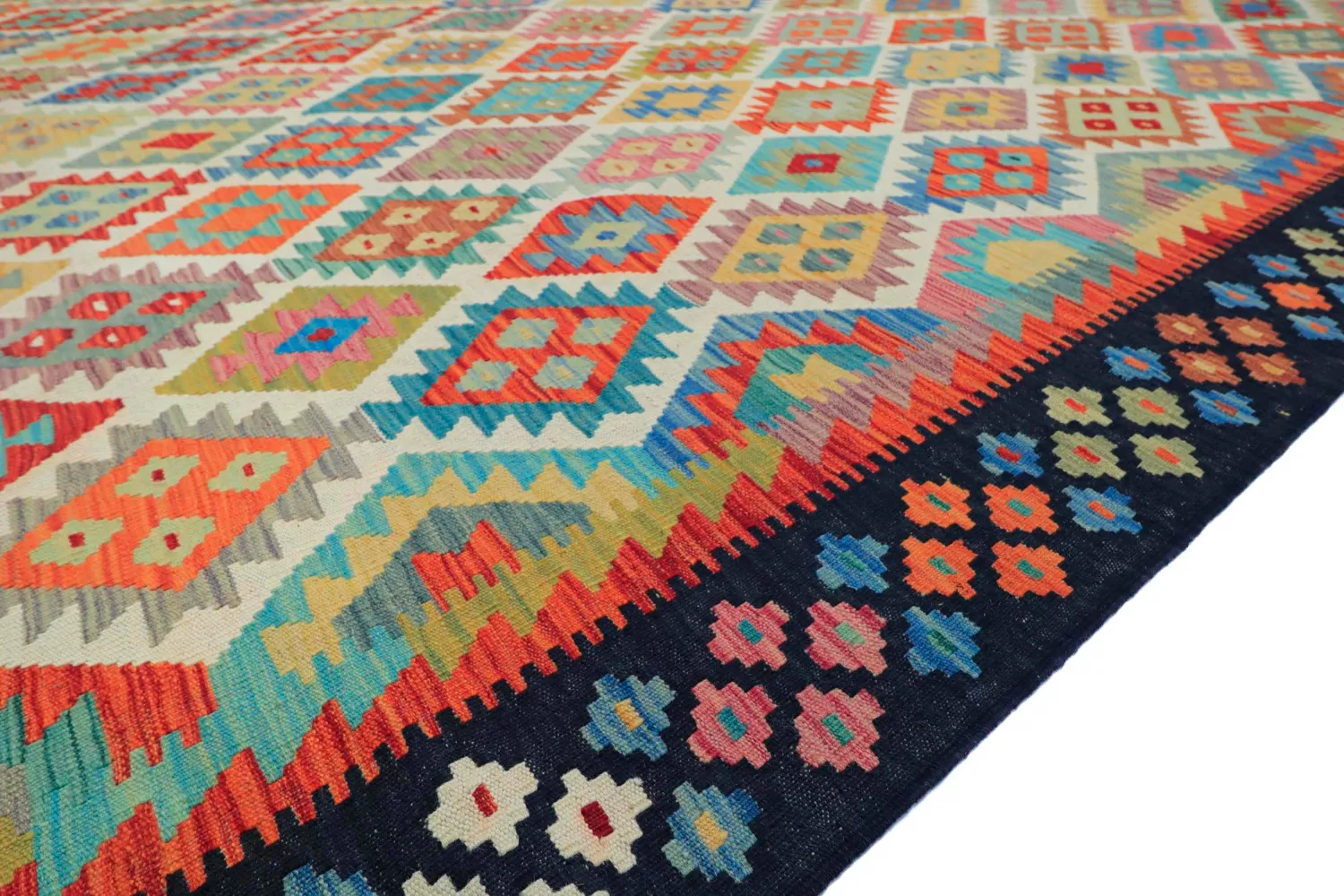 Orientálny Koberec - Vegi Kelim Hand Woven - 303 x 393 cm