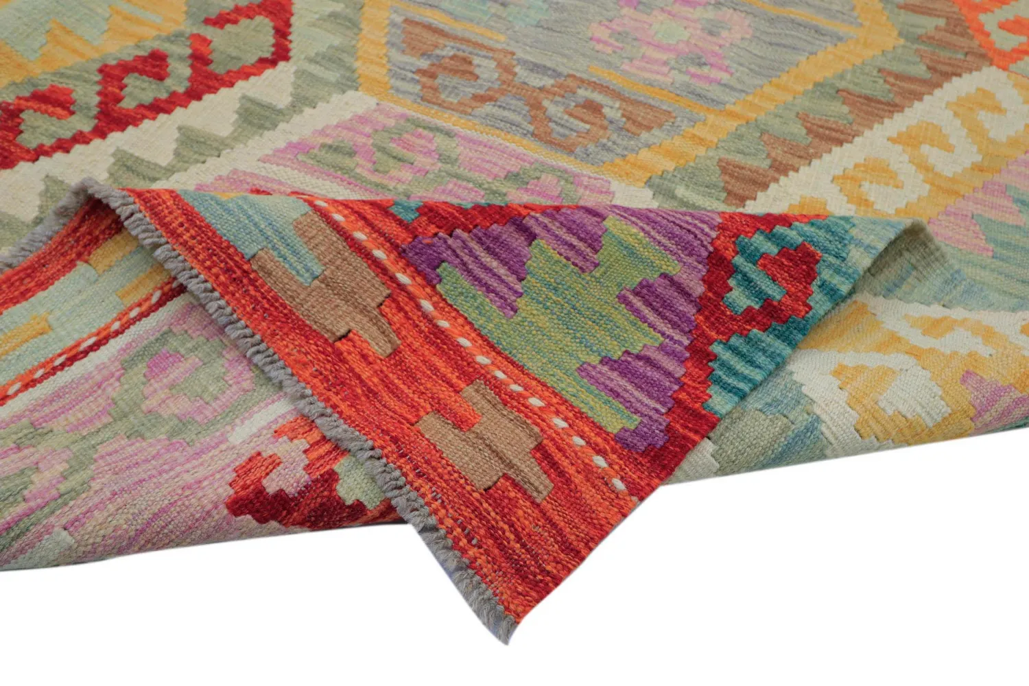 Orientálny Koberec - Vegi Kelim Hand Woven - 172 x 256 cm