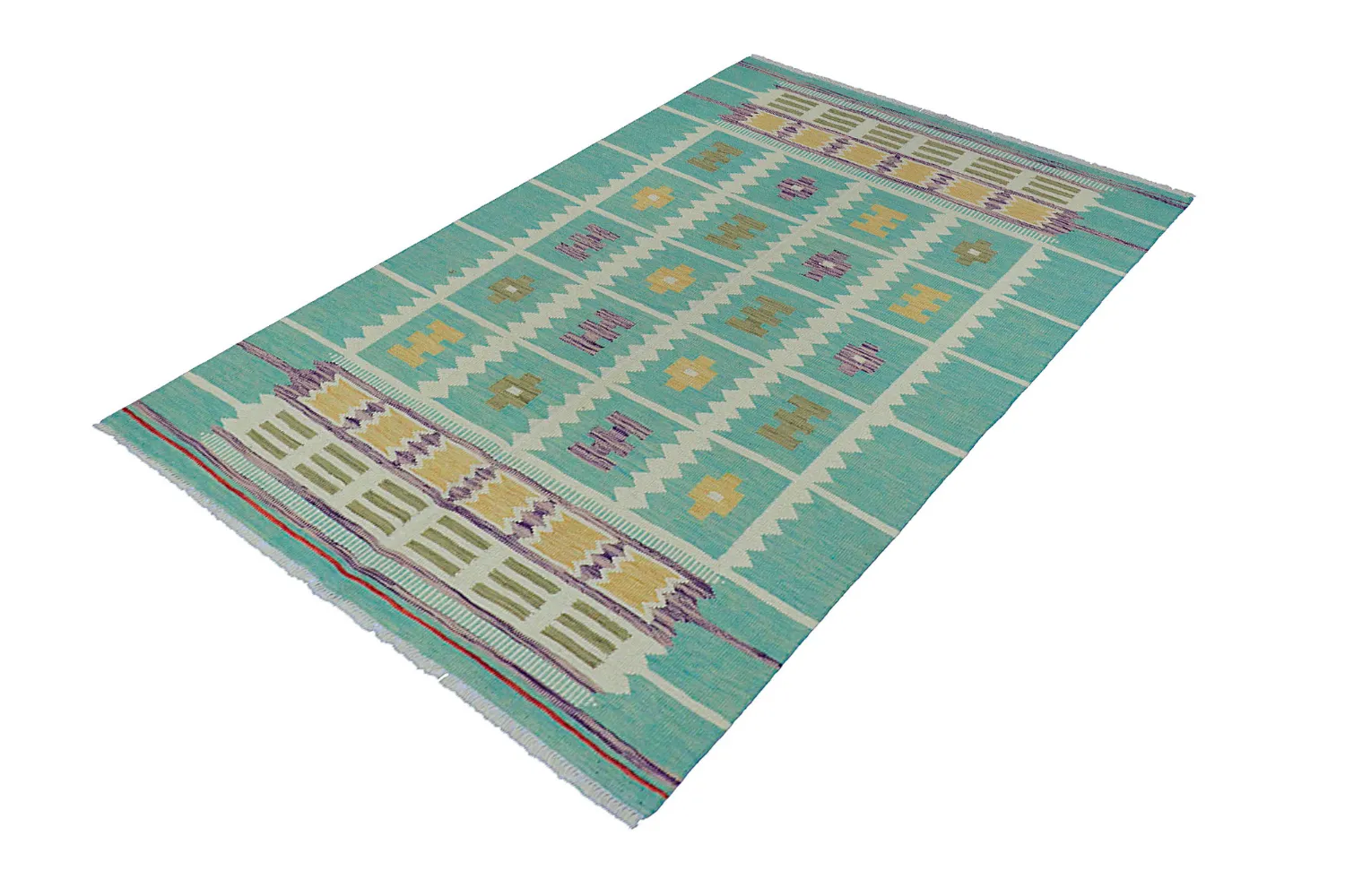 Orientálny Koberec - Vegi Kelim Hand Woven - 124 x 179 cm