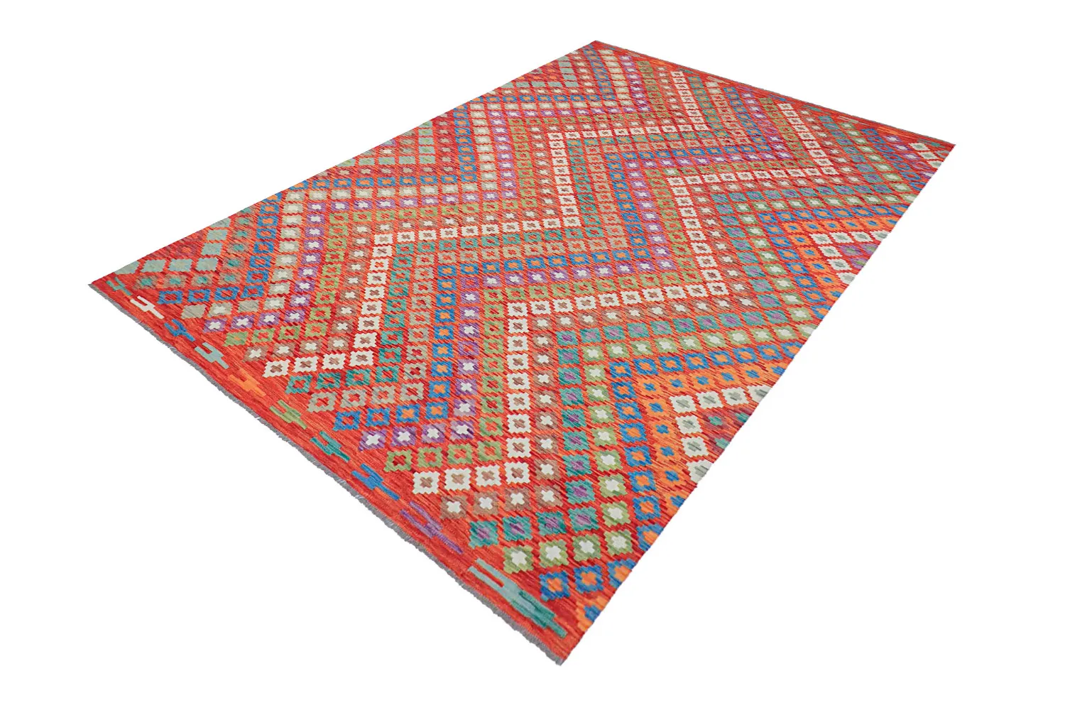 Orientálny Koberec - Vegi Kelim Hand Woven - 207 x 301 cm