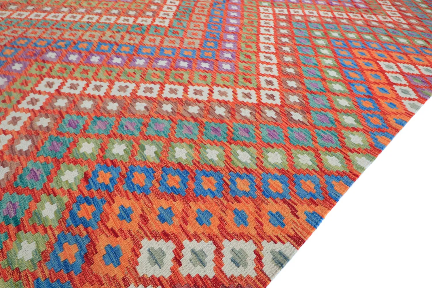 Orientálny Koberec - Vegi Kelim Hand Woven - 207 x 301 cm