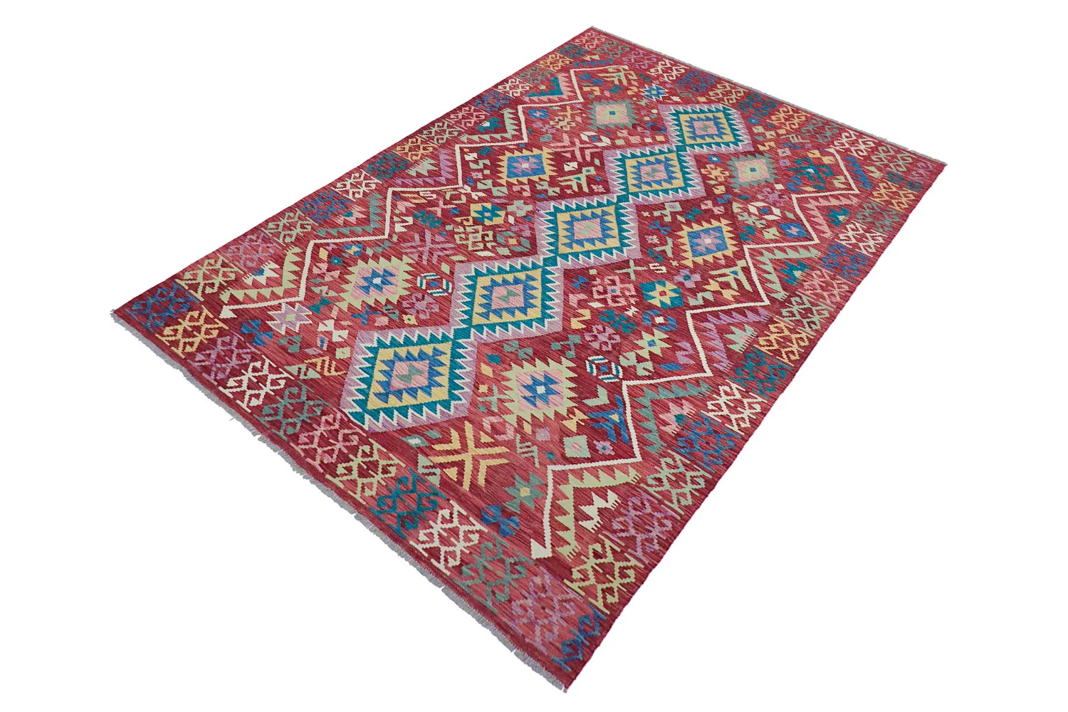 Orientálny Koberec - Vegi Kelim Hand Woven - 161 x 243 cm