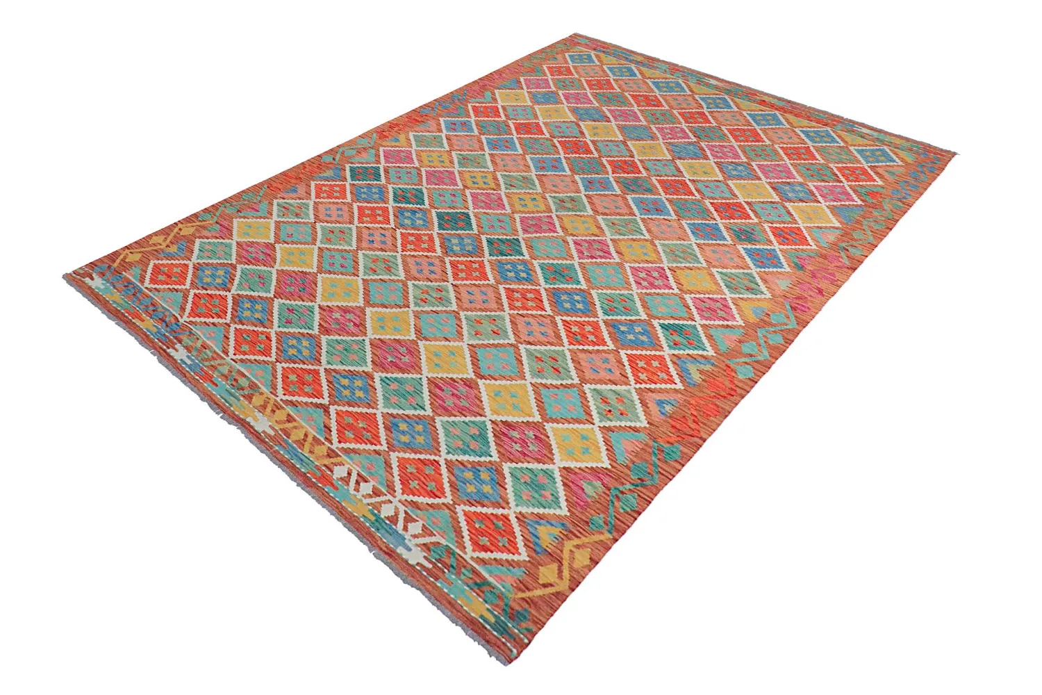 Orientálny Koberec - Vegi Kelim Hand Woven - 202 x 294 cm