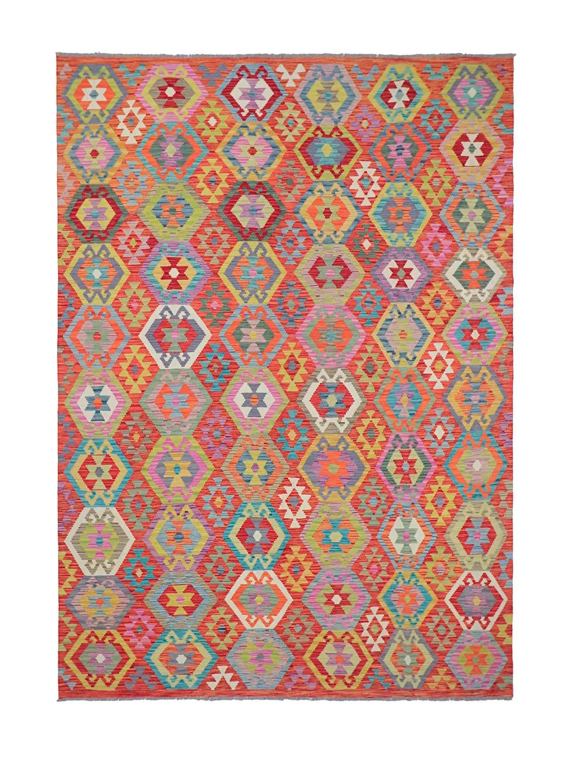 Orientálny Koberec - Vegi Kelim Hand Woven - 203 x 296 cm