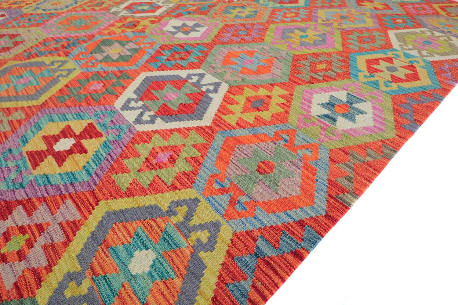 Orientálny Koberec - Vegi Kelim Hand Woven - 203 x 296 cm