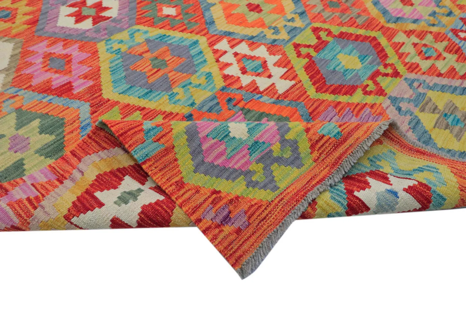 Orientálny Koberec - Vegi Kelim Hand Woven - 203 x 296 cm