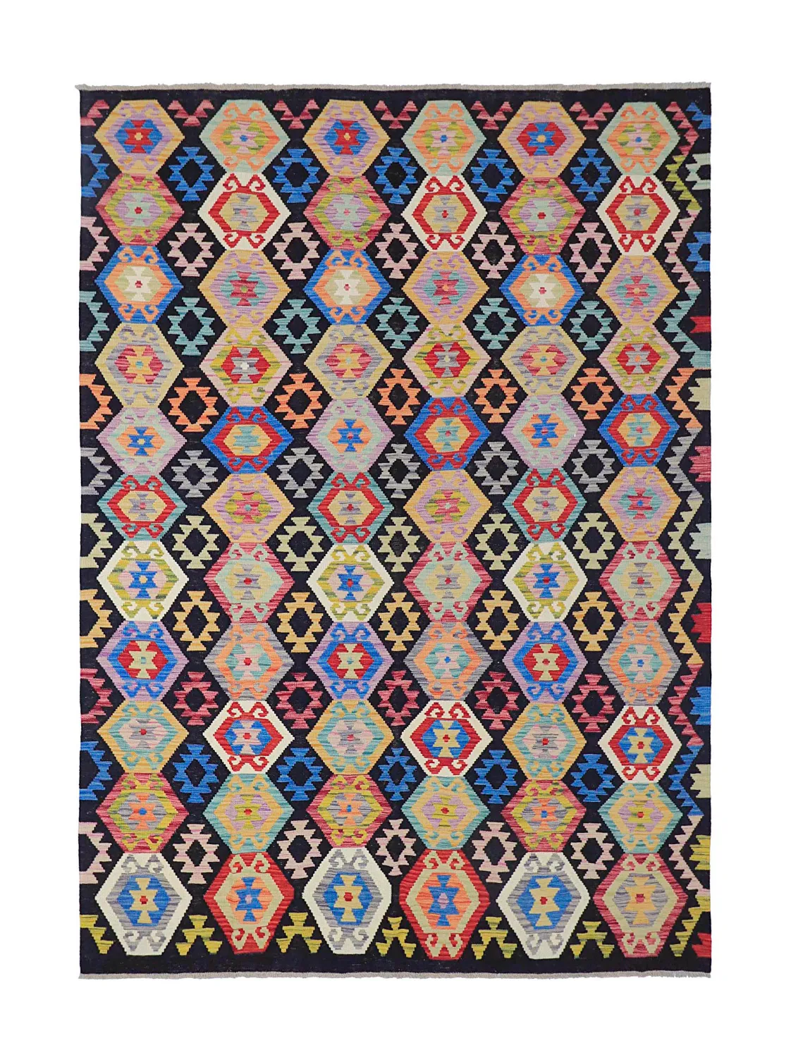 Orientálny Koberec - Vegi Kelim Hand Woven - 204 x 294 cm