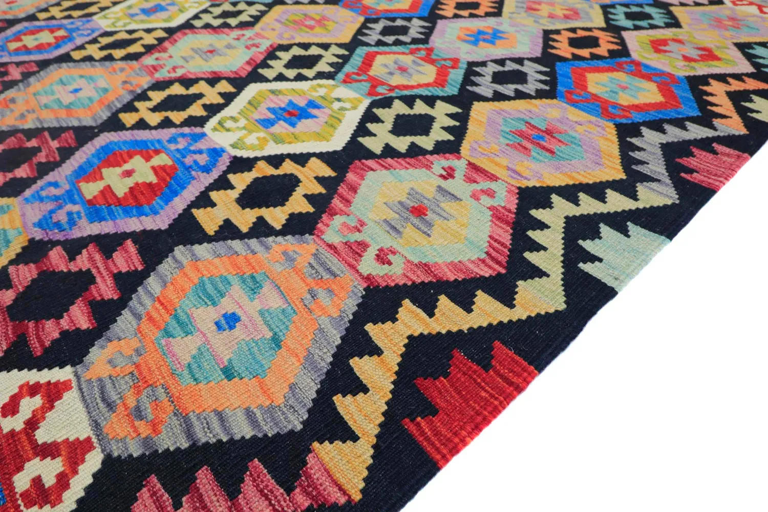 Orientálny Koberec - Vegi Kelim Hand Woven - 204 x 294 cm