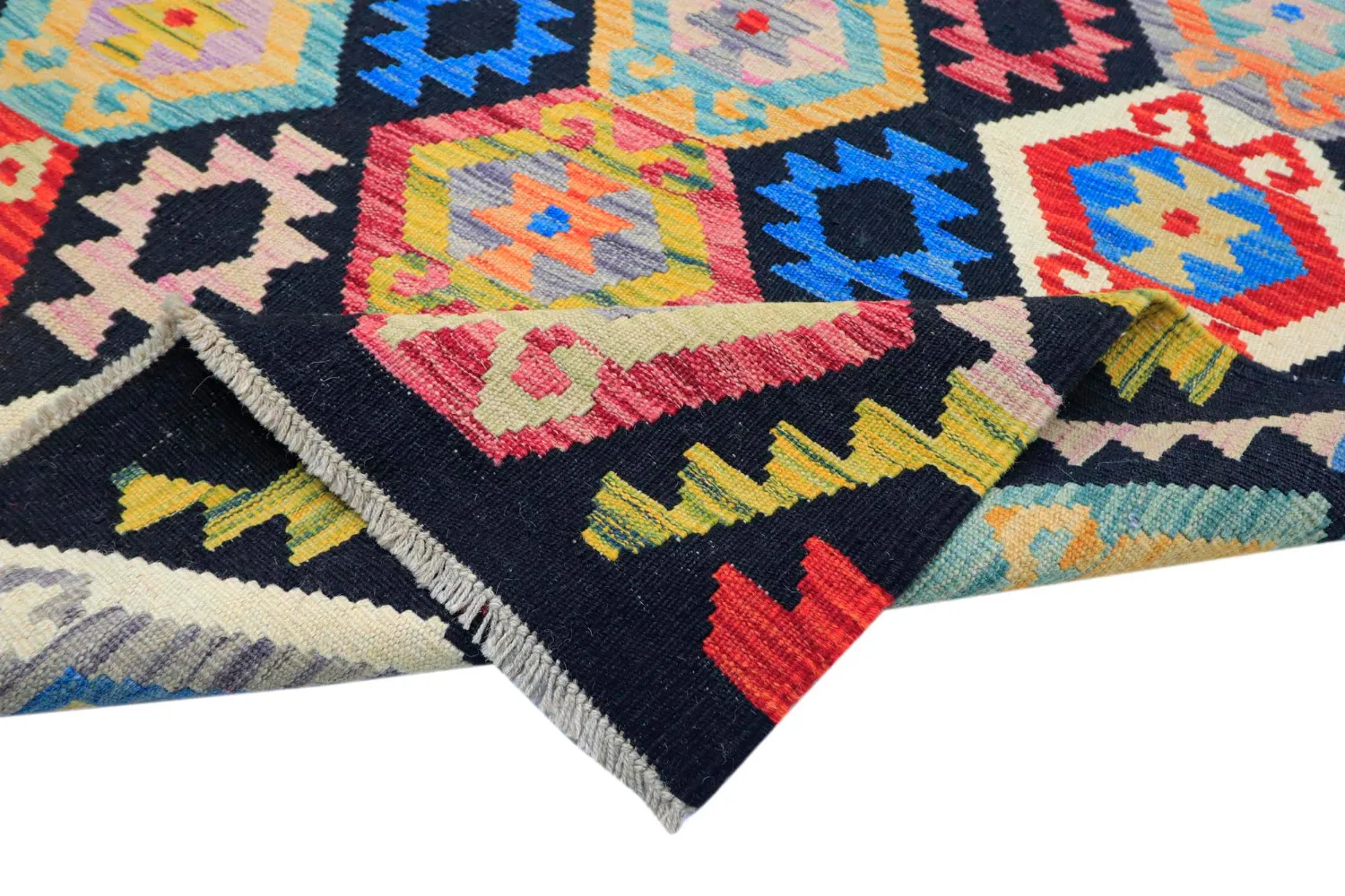 Orientálny Koberec - Vegi Kelim Hand Woven - 204 x 294 cm