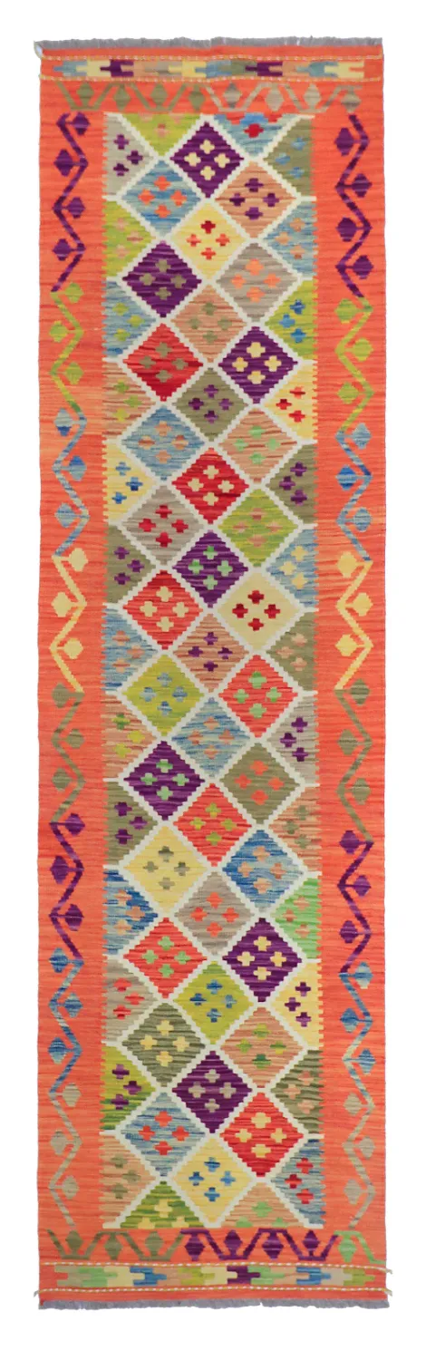 Orientálny Koberec - Vegi Kelim Hand Woven - 79 x 298 cm