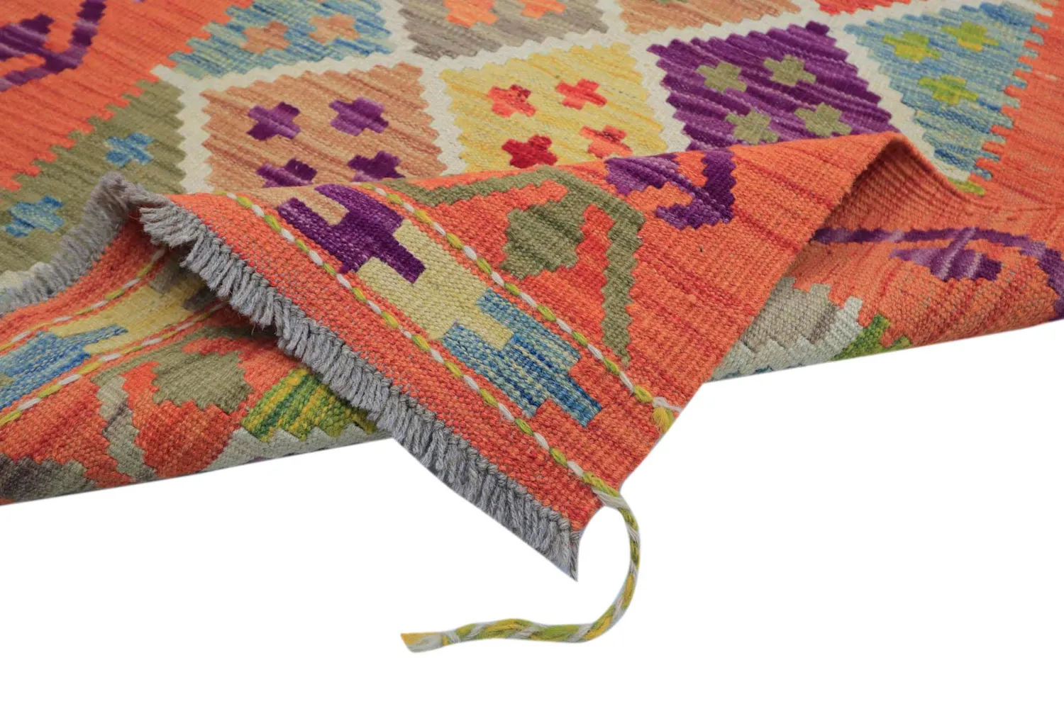 Orientálny Koberec - Vegi Kelim Hand Woven - 79 x 298 cm