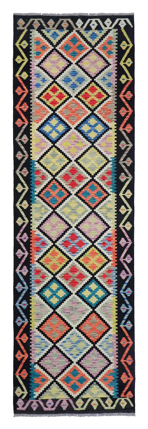 Orientálny Koberec - Vegi Kelim Hand Woven - 80 x 268 cm