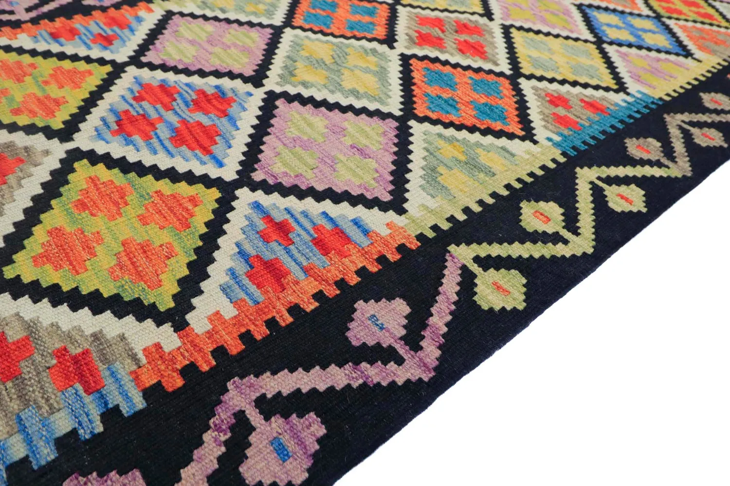 Orientálny Koberec - Vegi Kelim Hand Woven - 80 x 268 cm