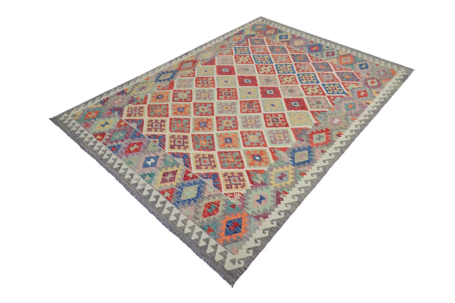 Orientálny Koberec - Vegi Kelim Hand Woven - 207 x 291 cm