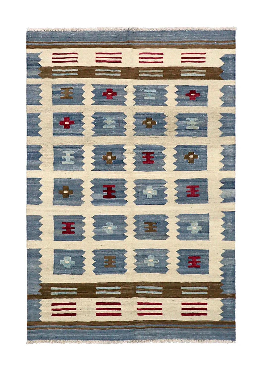 Orientálny Koberec - Vegi Kelim Hand Woven - 100 x 148 cm
