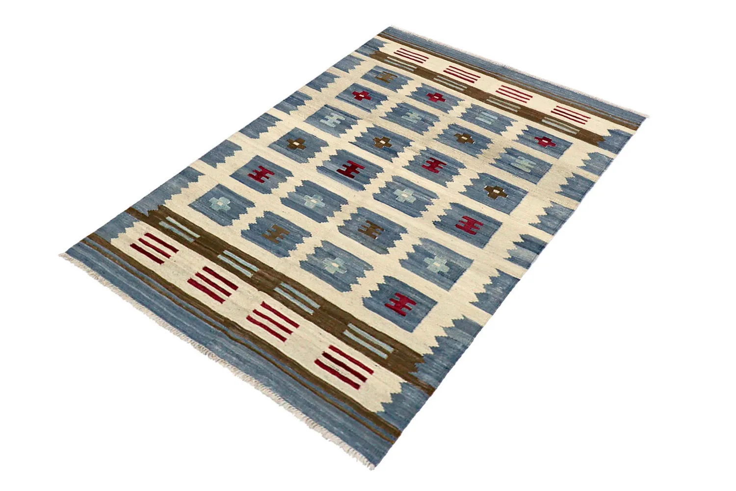 Orientálny Koberec - Vegi Kelim Hand Woven - 100 x 148 cm