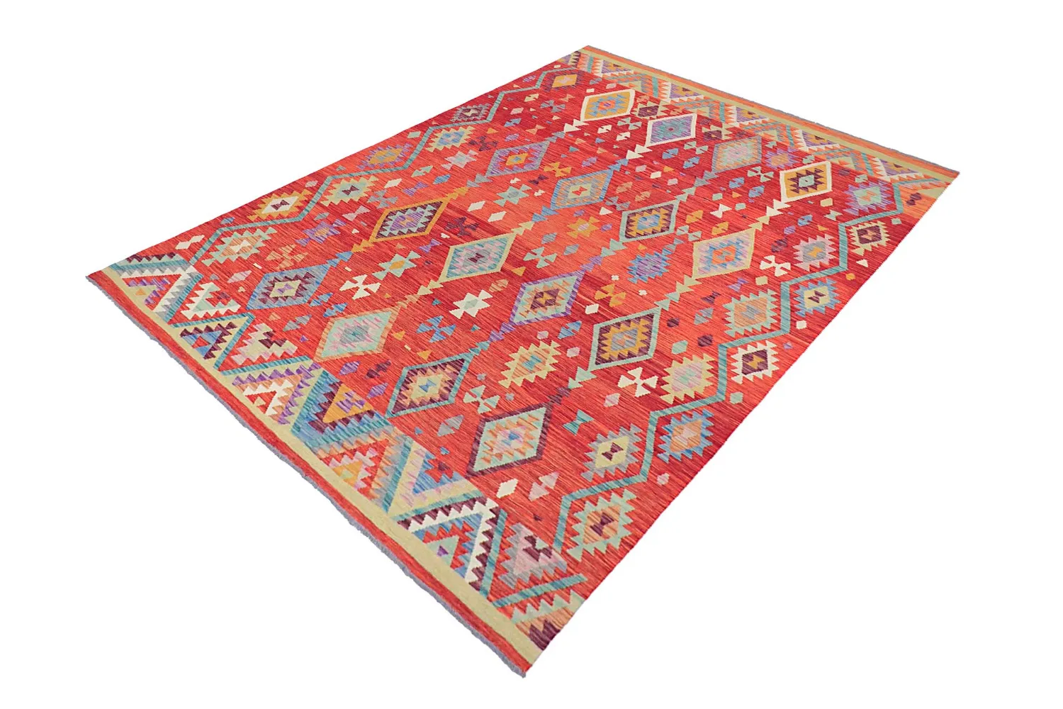 Orientálny Koberec - Vegi Kelim Hand Woven - 203 x 299 cm