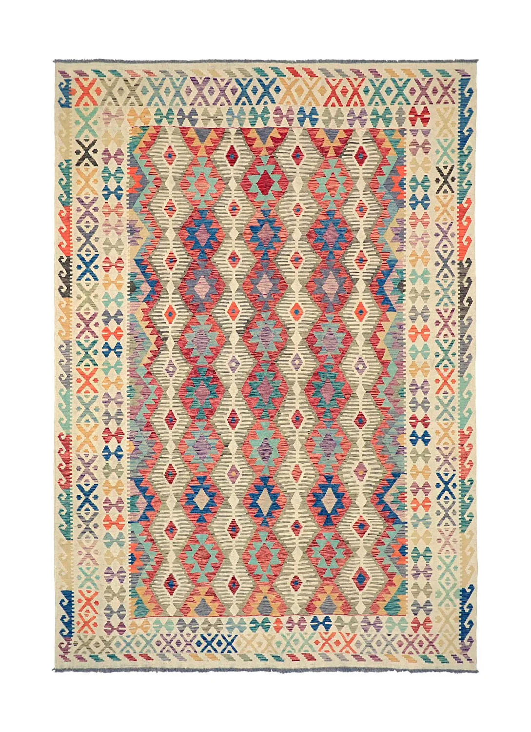 Orientálny Koberec - Vegi Kelim Hand Woven - 202 x 293 cm