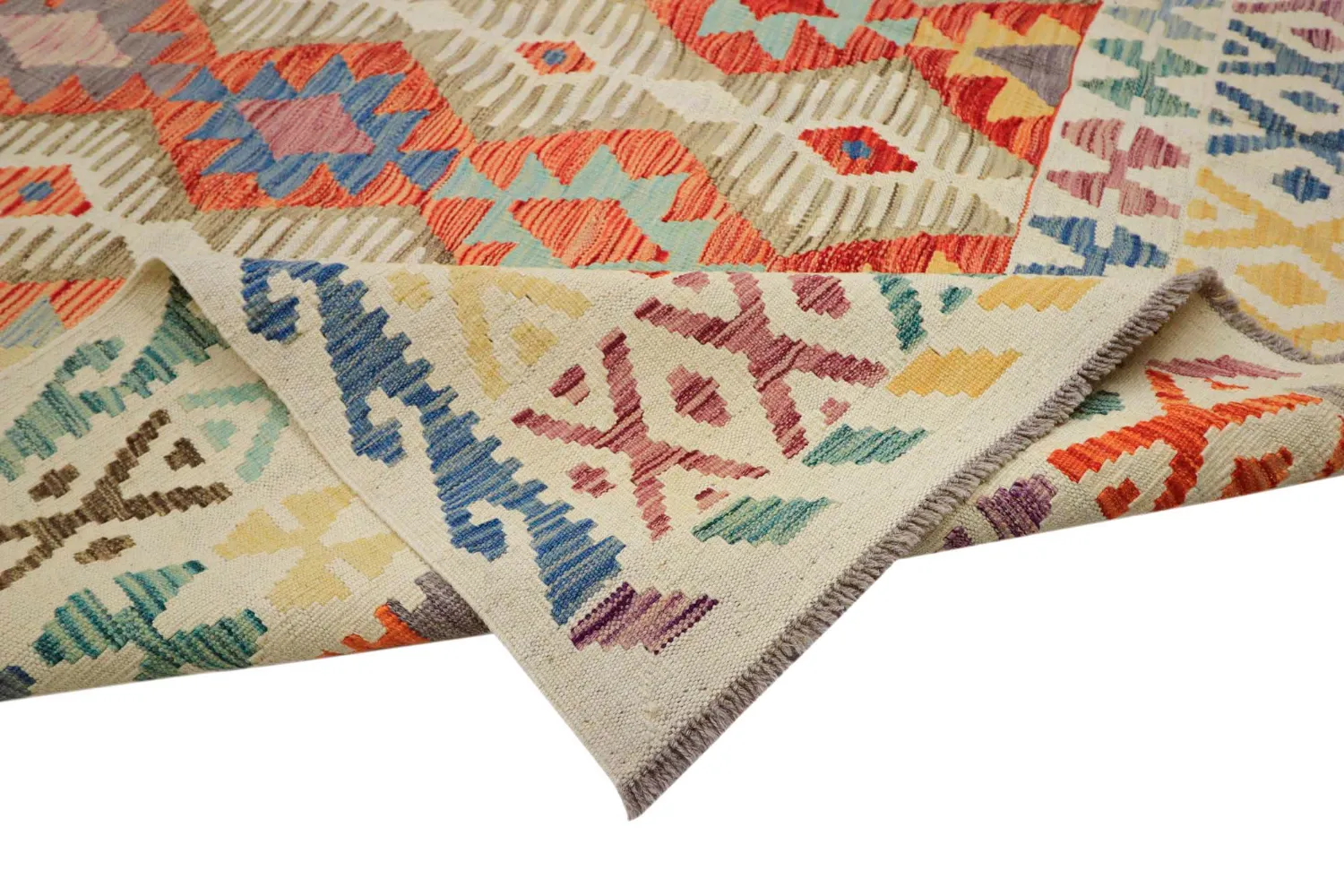 Orientálny Koberec - Vegi Kelim Hand Woven - 202 x 293 cm