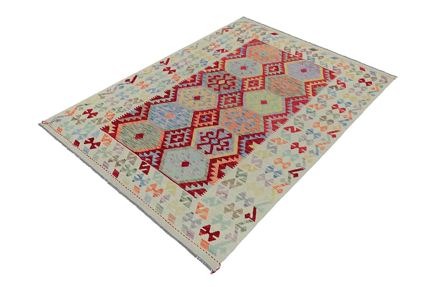 Orientálny Koberec - Vegi Kelim Hand Woven - 176 x 247 cm