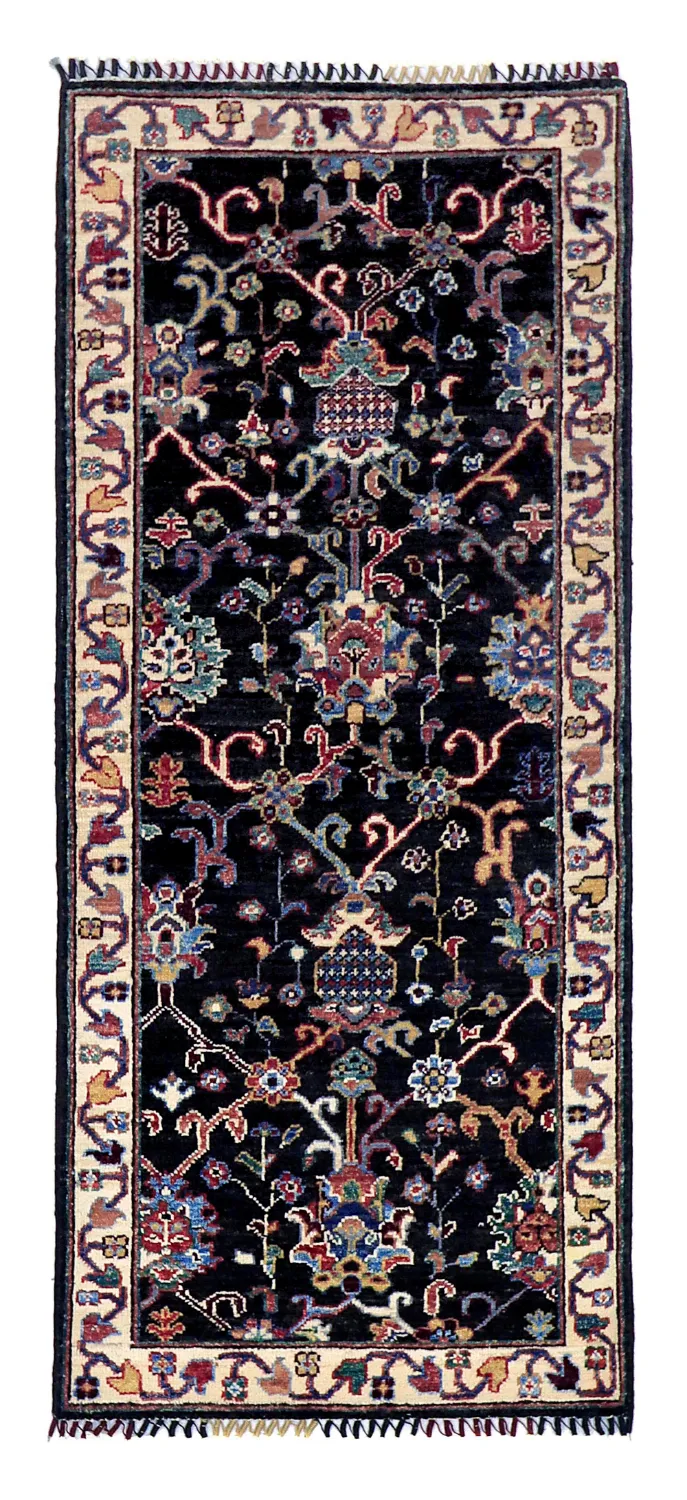 Orientálny Koberec - Chaman Rug Hand Knotted - 63 x 150 cm