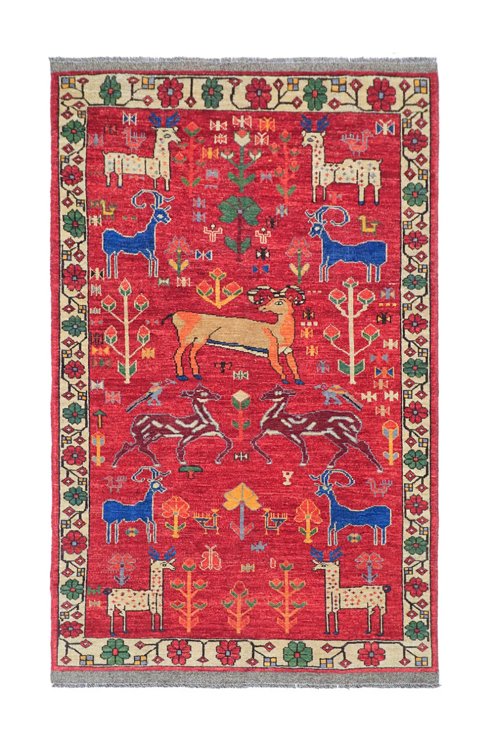 Orientálny Koberec - Tribal Hand Knotted - 158 x 239 cm
