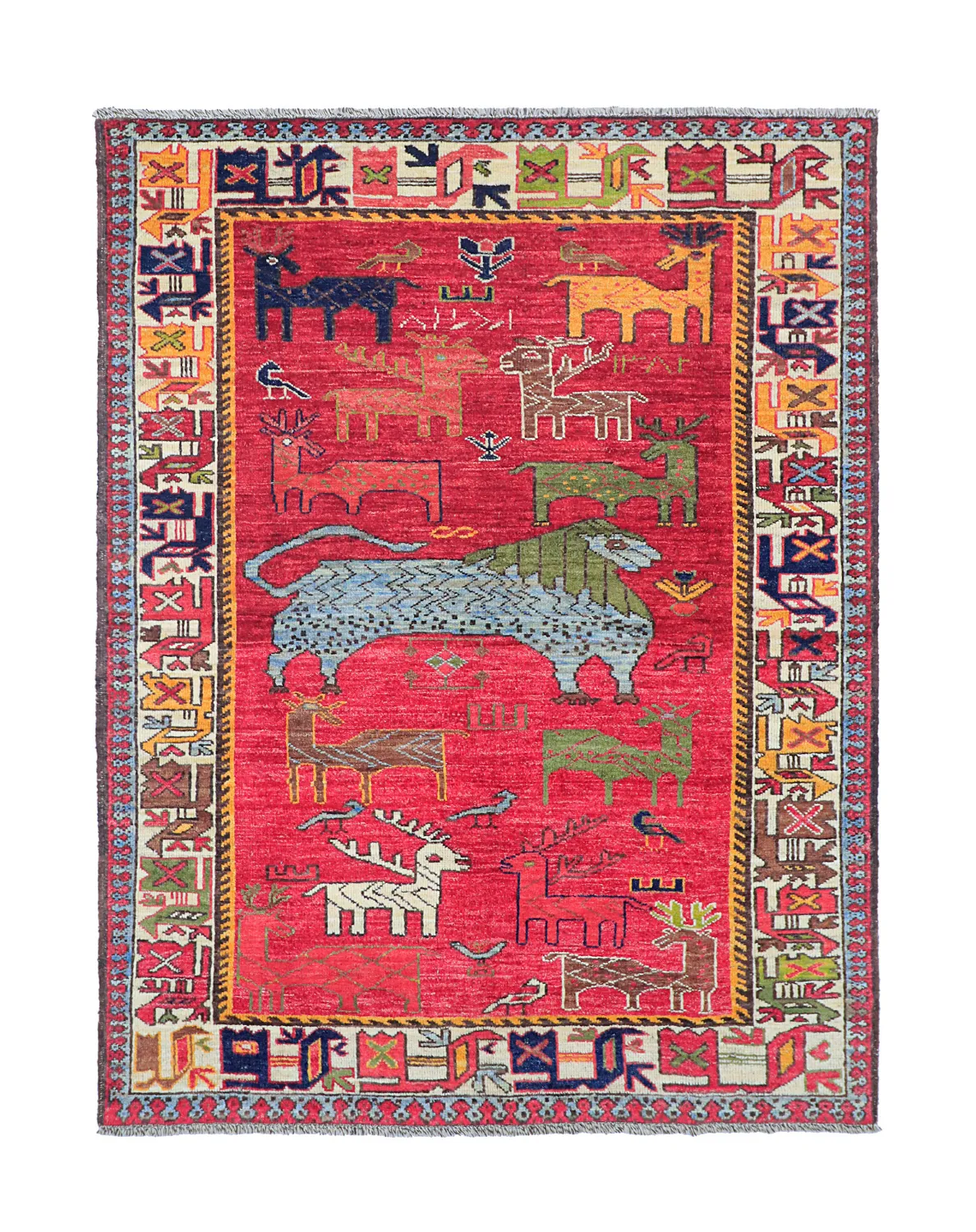 Orientálny Koberec - Tribal Hand Knotted - 148 x 199 cm