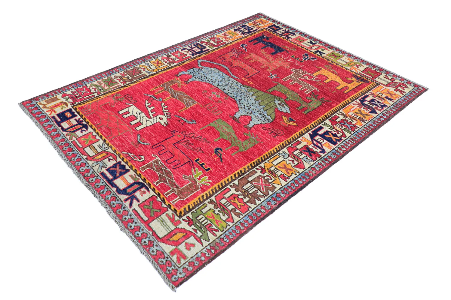 Orientálny Koberec - Tribal Hand Knotted - 148 x 199 cm