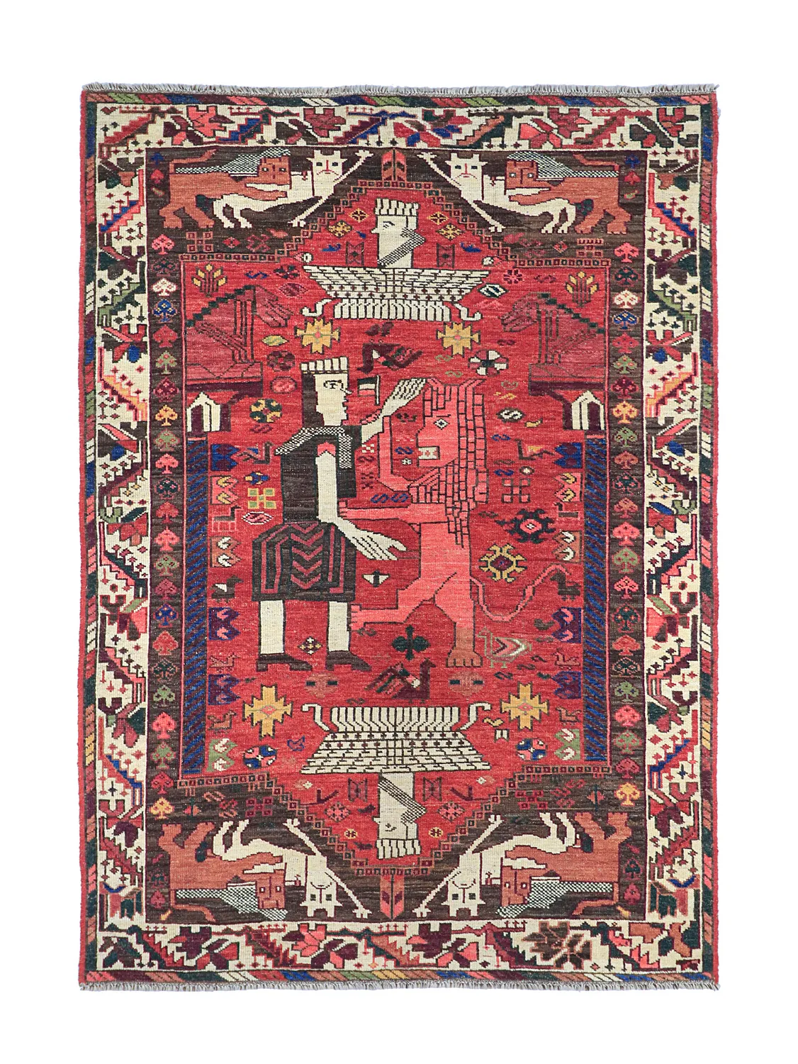 Orientálny Koberec - Tribal Hand Knotted - 154 x 221 cm