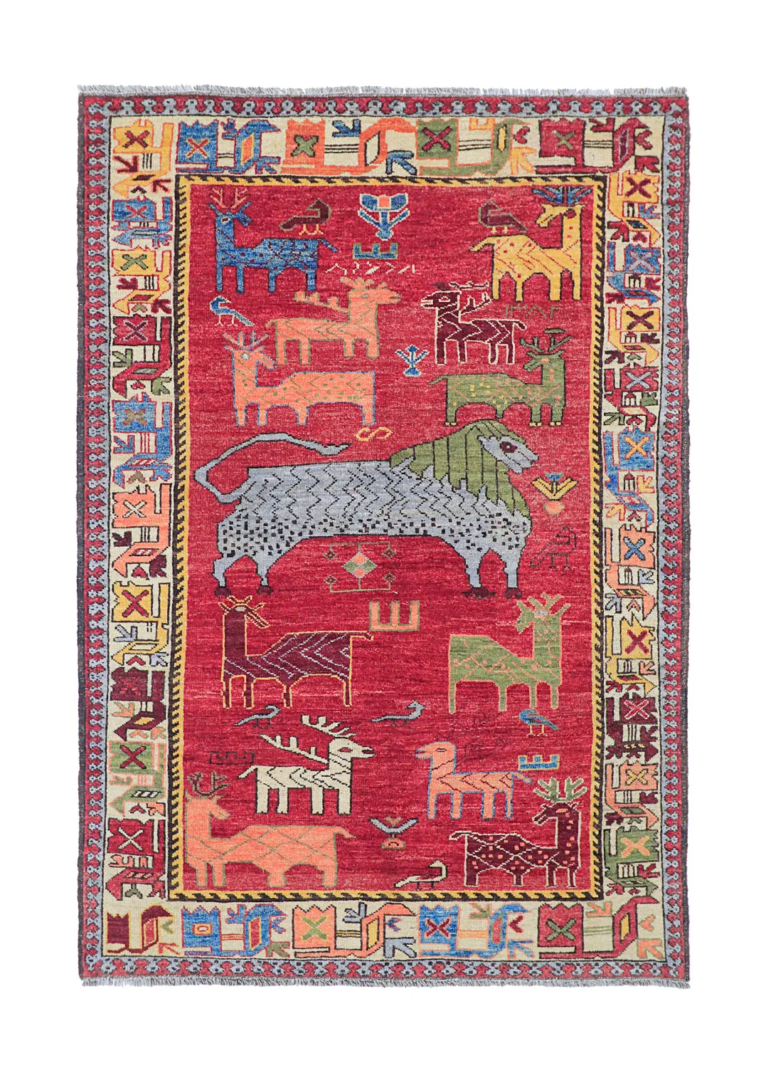 Orientálny Koberec - Tribal Hand Knotted - 153 x 213 cm