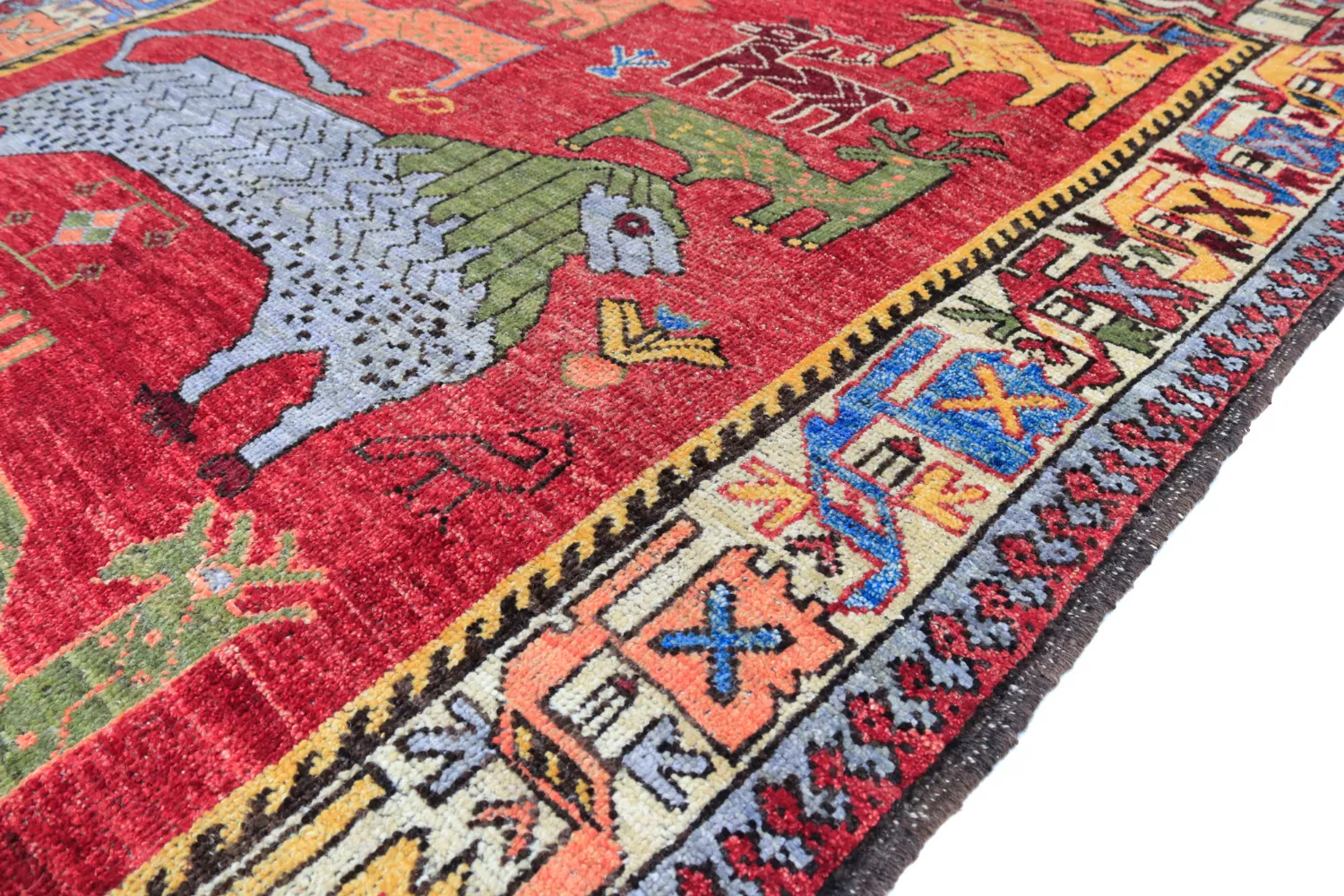 Orientálny Koberec - Tribal Hand Knotted - 153 x 213 cm