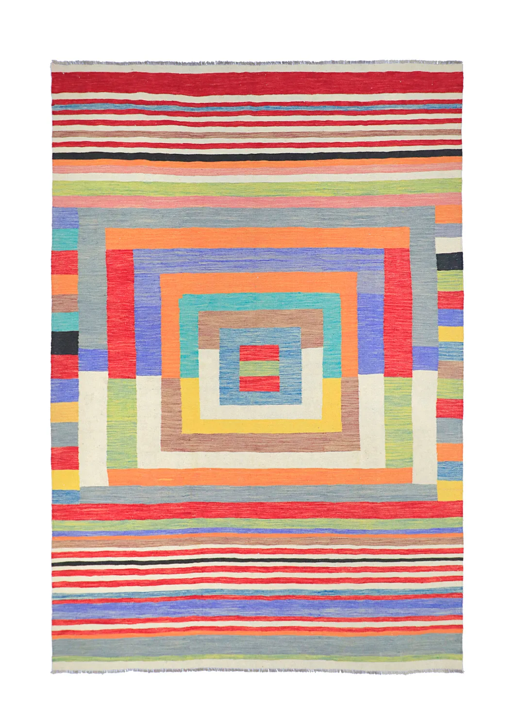 Orientálny Koberec - Kelim Hand Woven - 205 x 299 cm