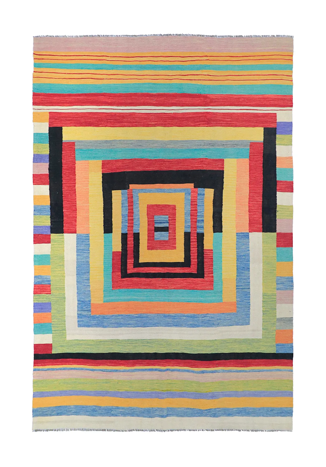 Orientálny Koberec - Kelim Hand Woven - 201 x 299 cm