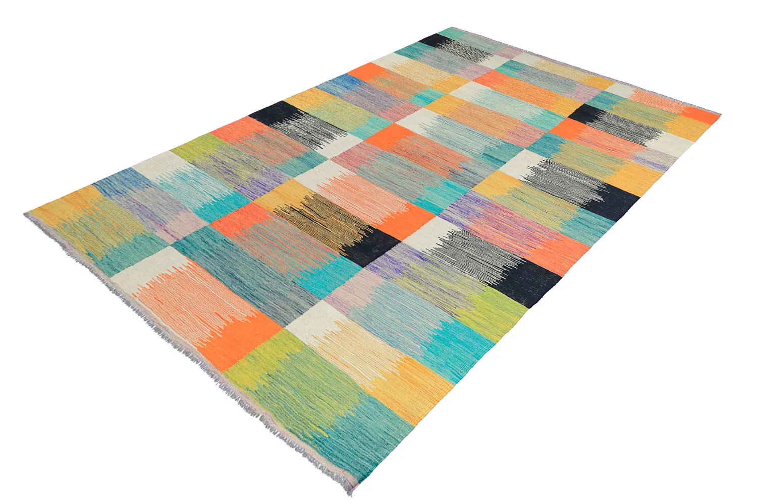 Orientálny Koberec - Kelim Hand Woven - 197 x 299 cm