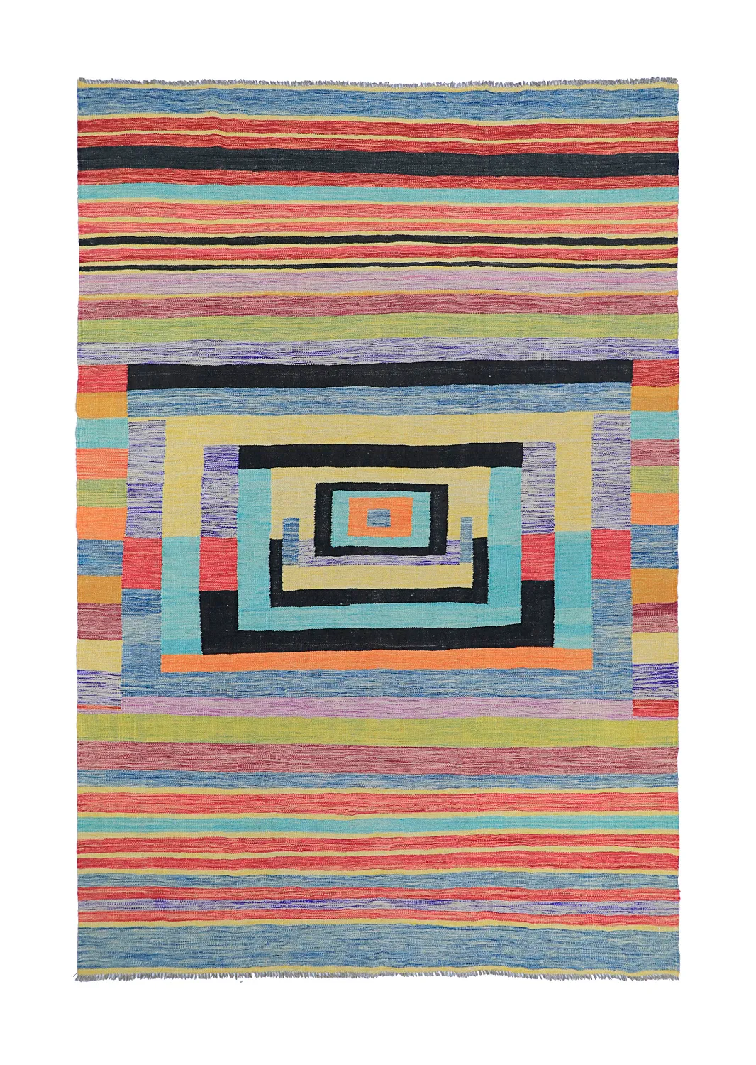 Orientálny Koberec - Kelim Hand Woven - 203 x 299 cm