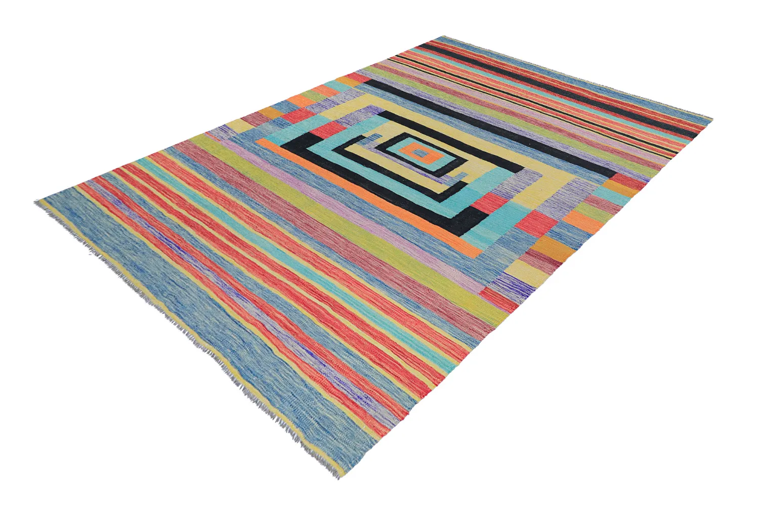 Orientálny Koberec - Kelim Hand Woven - 203 x 299 cm