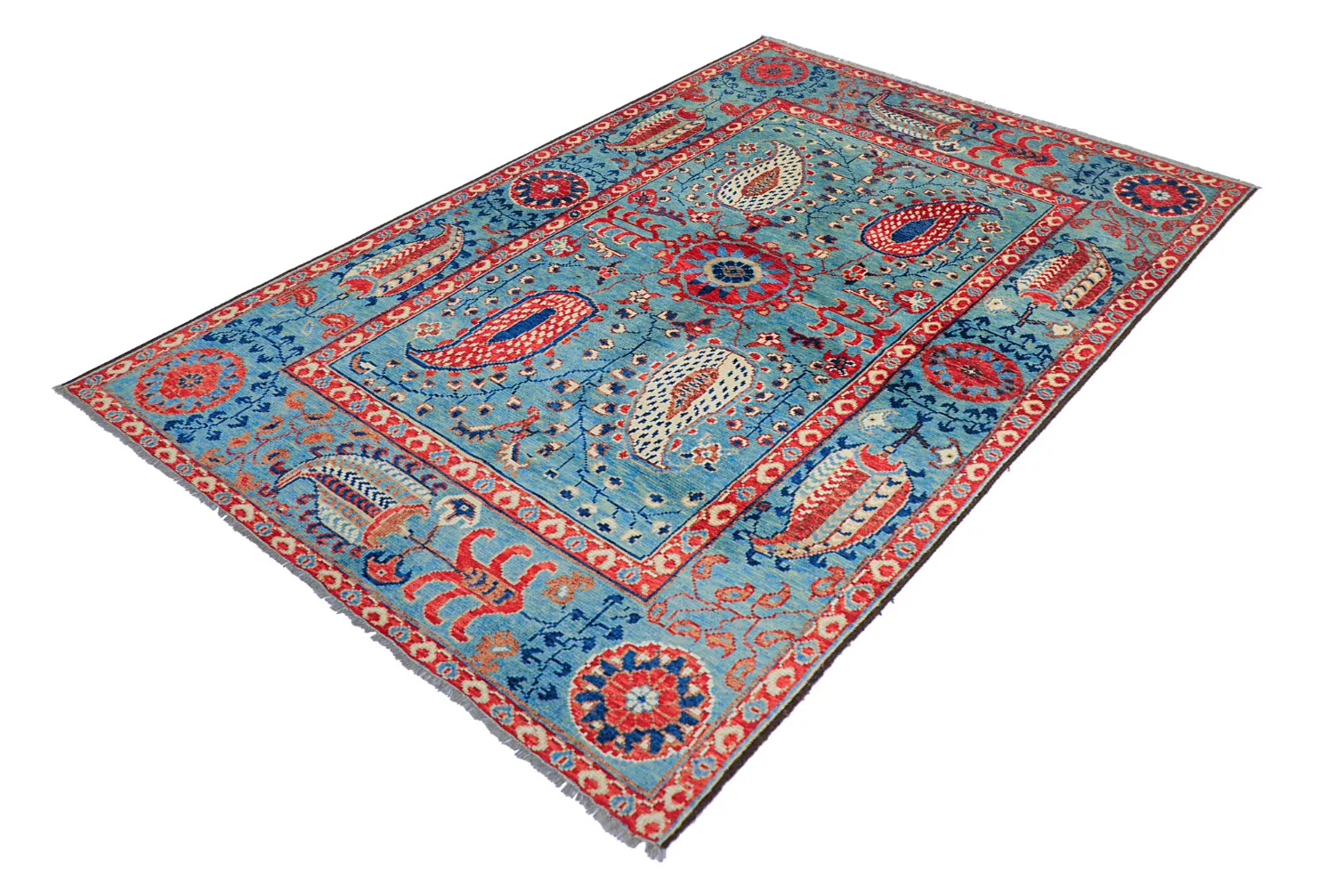 Orientálny Koberec - Suzani Hand Knotted - 170 x 240 cm