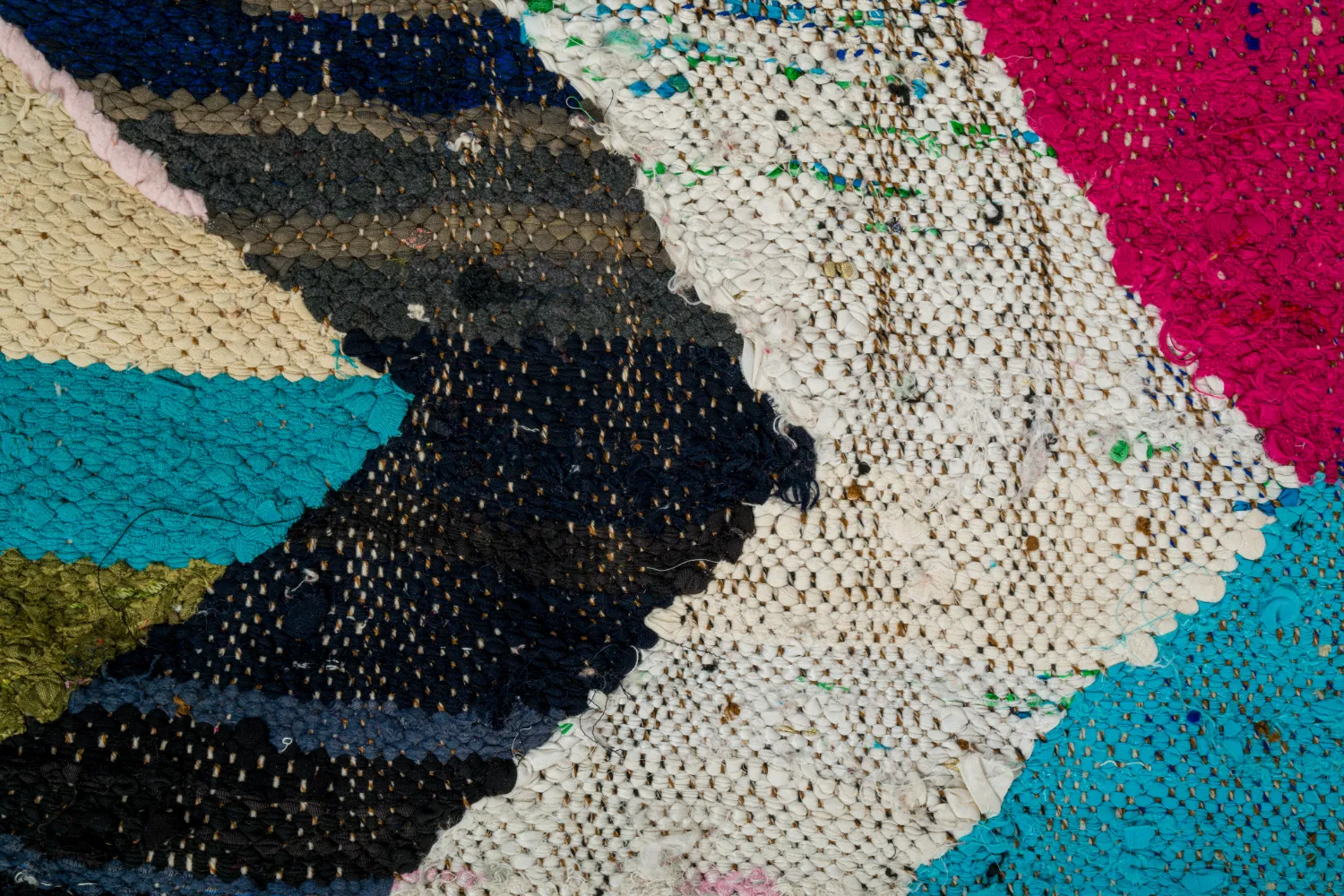 Koberec Berbere Marocký Boucherouite 135 x 230 cm