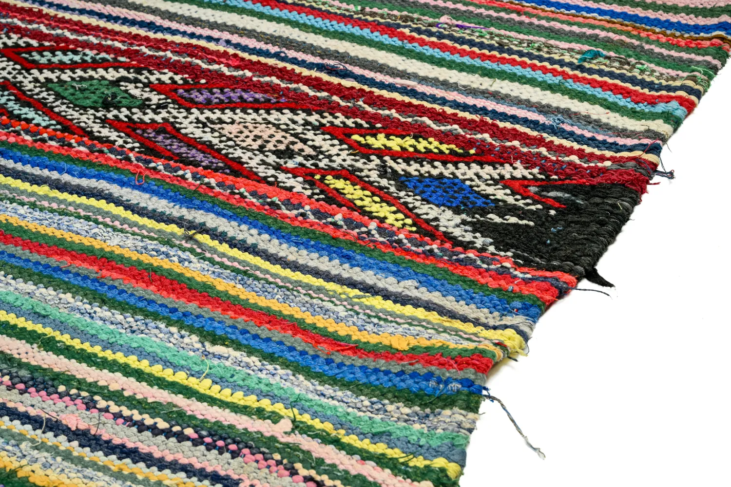 Koberec Berbere Marocký Boucherouite 150 x 340 cm