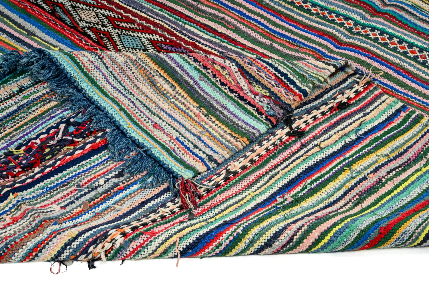 Koberec Berbere Marocký Boucherouite 150 x 340 cm